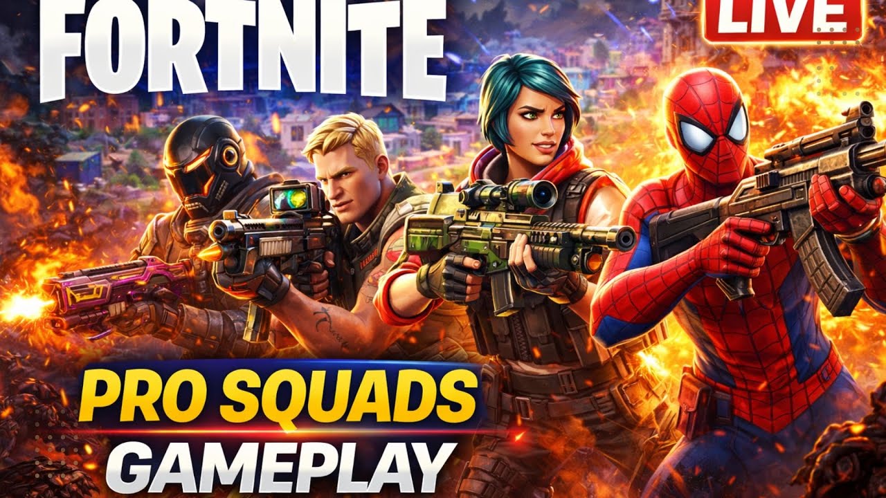 Fortnite Pro Squads LIVE — Going For Wins! - YouTube