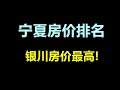 宁夏房价排名，银川房价最高！