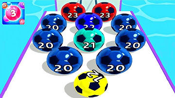 Marble Run 3D-Color Ball Race ! All Levels Gameplay (110-116) android, ios