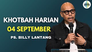 SEPTEMBER 04, 2026 - Ps. Billy Lantang | Christian Sermon