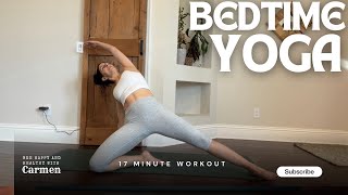 17 min Bedtime Yoga in Bed for Better Sleep | Tension Relief Yoga to Fall Asleep screenshot 5