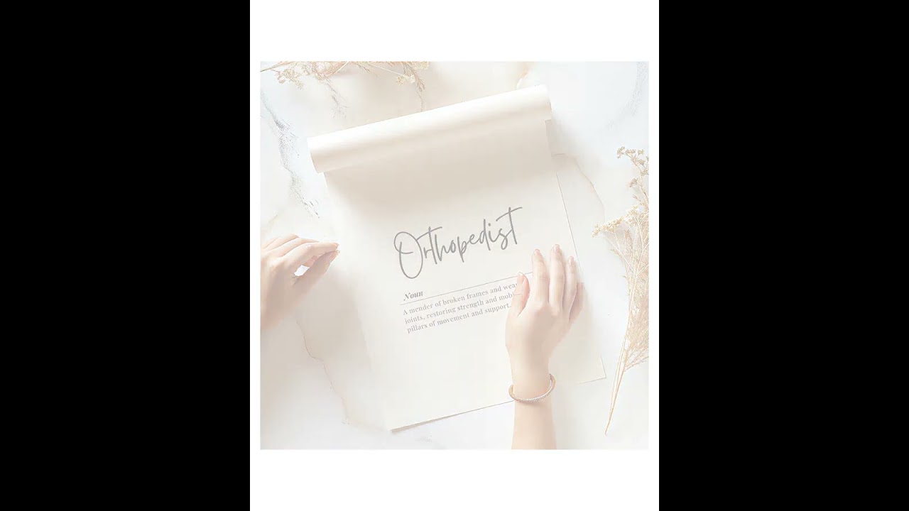 Orthopedist Definition Print: Medical Office Wall Art (Digital Download)