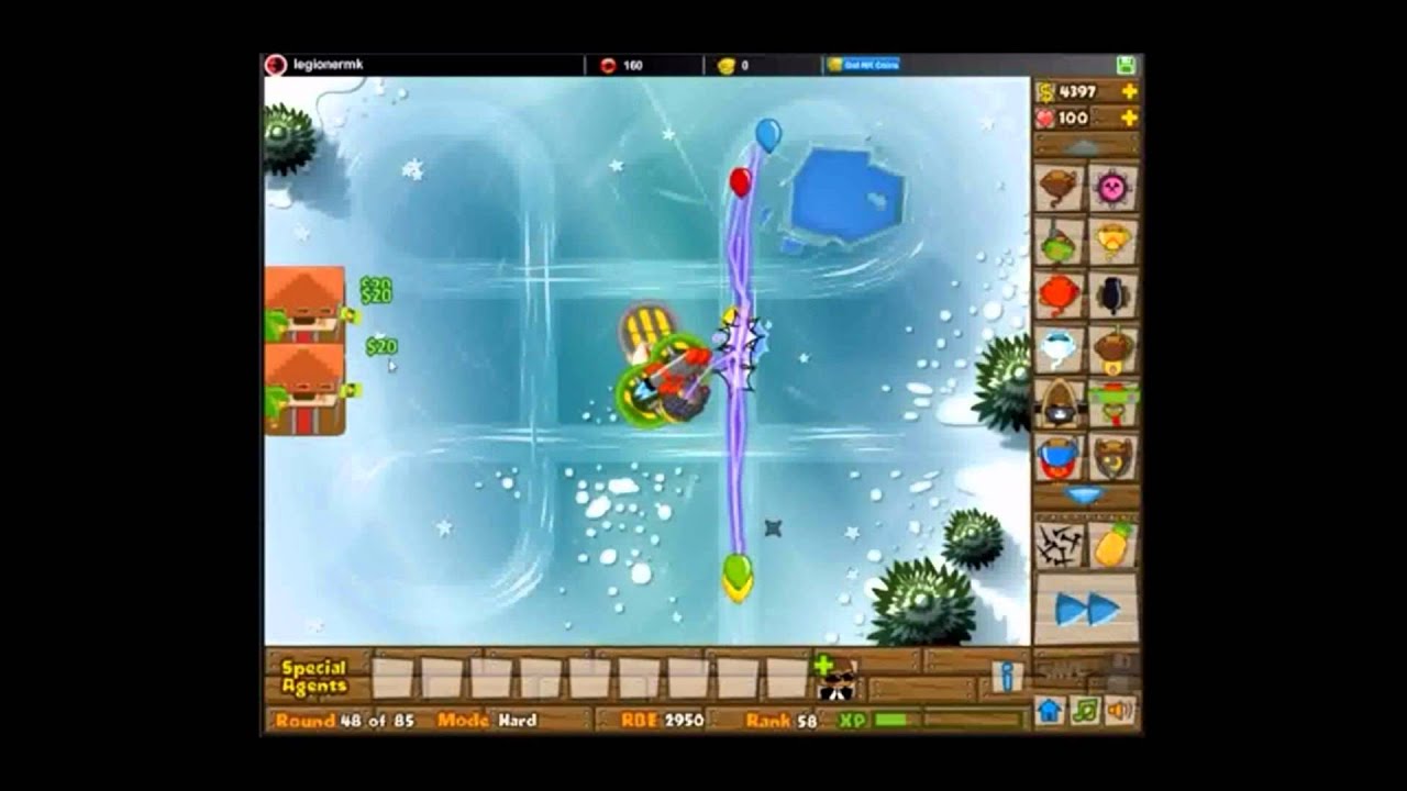 bloons tower defense 3 maps