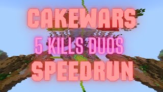 CakeWars Duos 5 Kills Speedrun [WR]