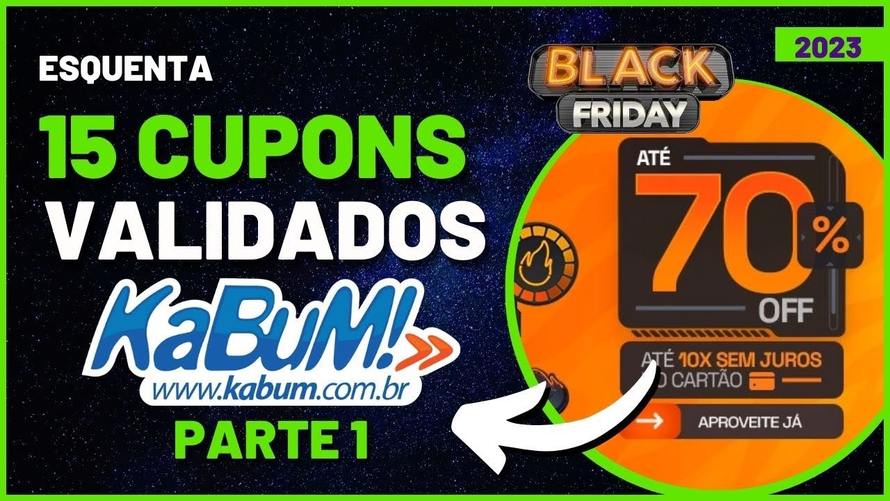 Cupons exclusivos do Adrenaline: 5% de desconto em compras no Kabum