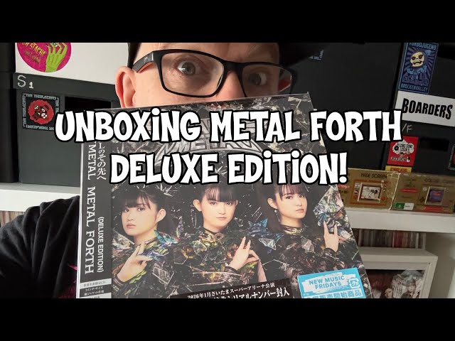 Unboxing BABYMETAL's Metal Forth Deluxe Edition #Unboxing
