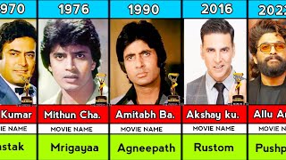 Evolution Of National Film Award Best Actor Winners 1967 to 2025 ||#bollywood #housefull5 #plancrash