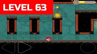 Red Ball 4 Into The Caves Level 63