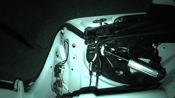 VW EOS inside the boot LH side