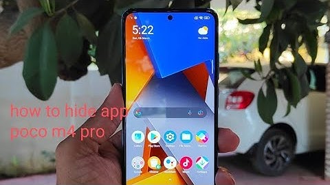 how to hide app on poco m4 pro latest trick☺☺☺☺