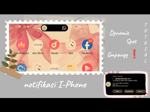 tutorial notifikasi iphone❗|| notifikasi ip||dynamic spot