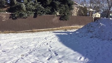 FULL mini E REVO snow bashing