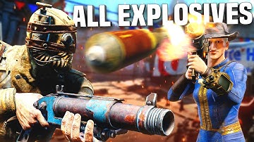 Fallout 4 But EVERYONE Only Uses Explosives