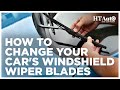 How To Change Your Cars Windshield Wiper Blades | All Things Auto | HT Auto