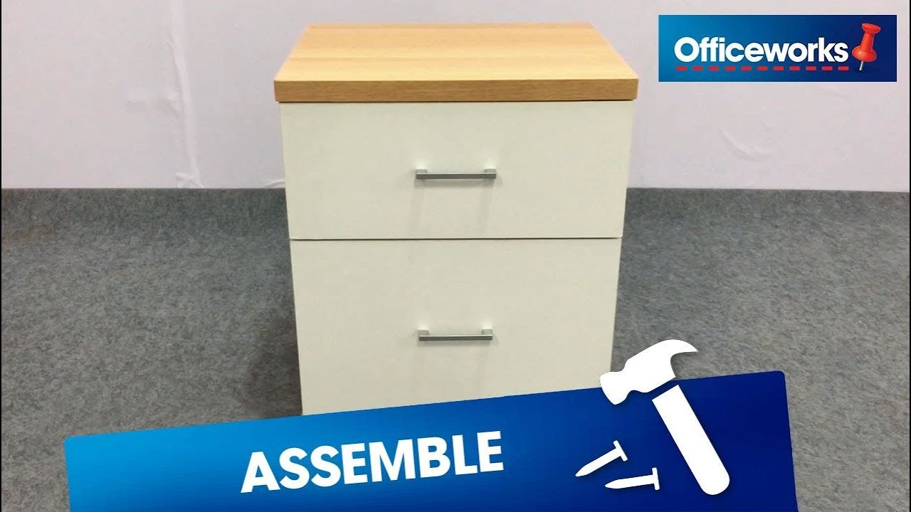 Oslo 2 Drawer Pedestal Assembly Instructions Youtube
