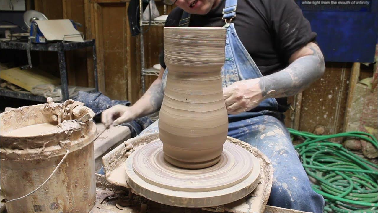 Pottery Here I throw two vases on the Kick wheel Momentum wheel YouTube
