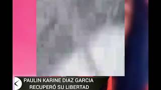 paulin karine Diaz Garcia modelo y presentadora, salió libre después 6 años que estuvo detenida