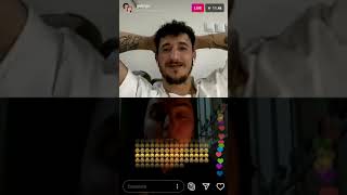 Fifi & Getinjo live nga instagrami, duke fol per Shqiptarët, Fifi nuk e kupton ne barcoletat e knus)