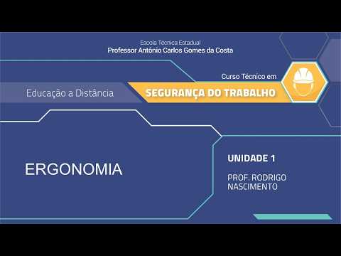 OCCUPATIONAL SAFETY TECHNICIAN COURSE | ERGONOMICS | UNIT 1