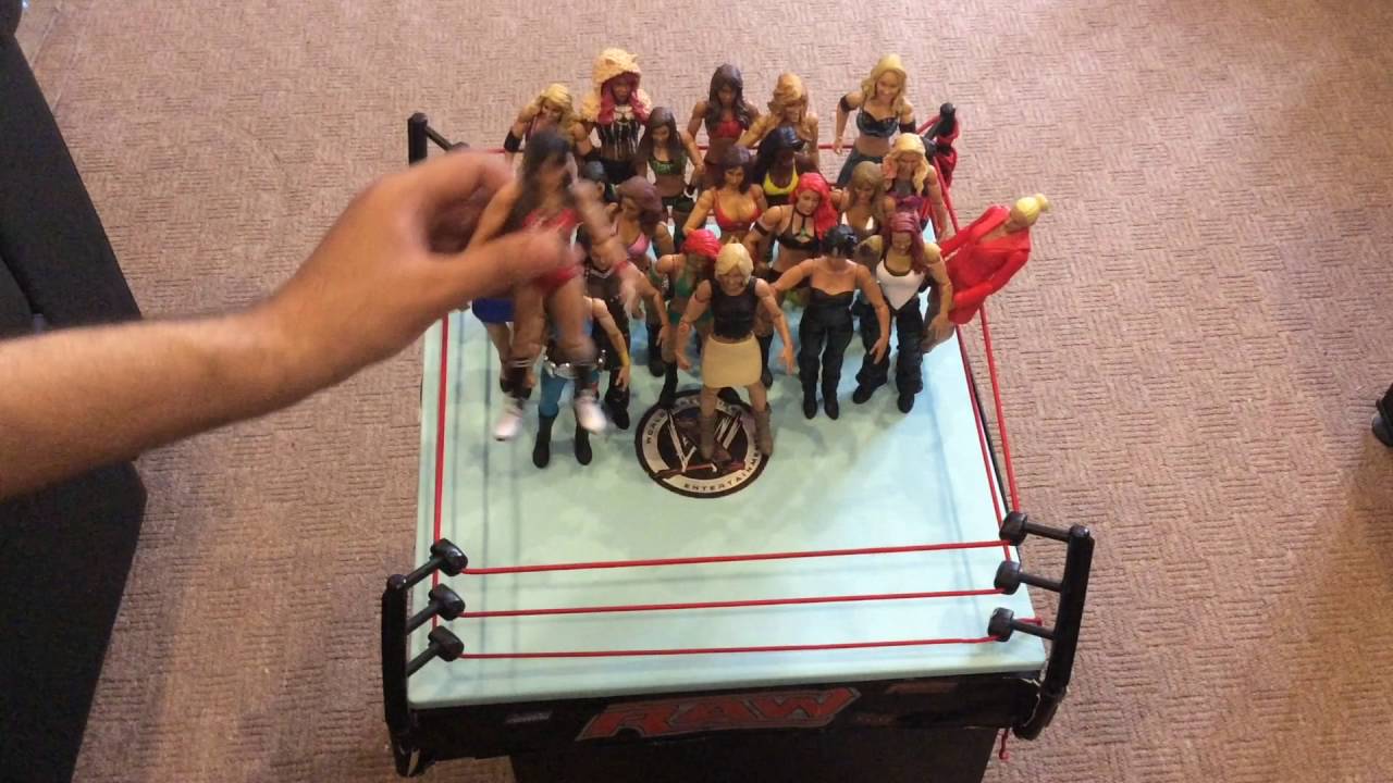 MASSIVE WWE DIVA FIGURE COLLECTION!!!!