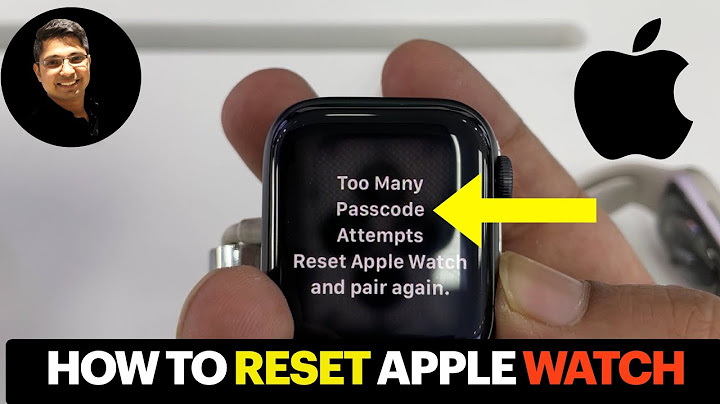 How to factory reset apple watch series 4 when locked