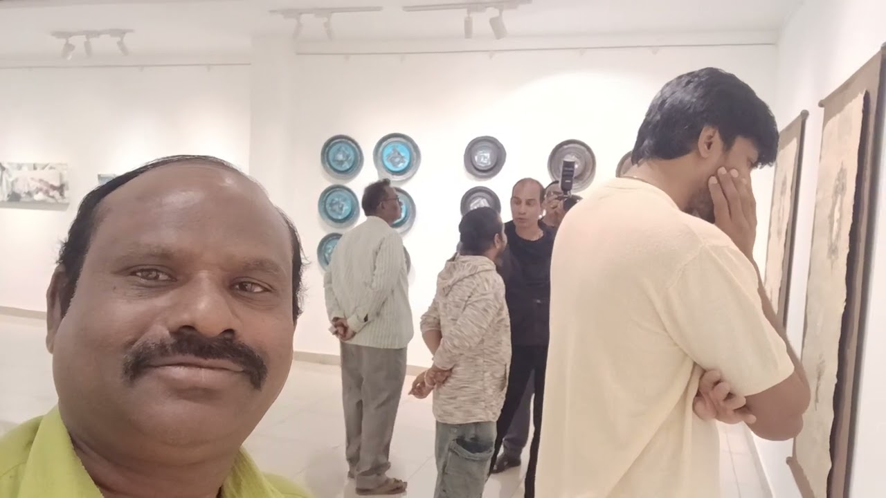 Art show at state Gallery of Hyderabad TG India 🌹🙏