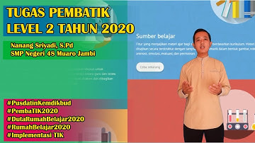Tugas Pembatik Level 2 Tahun 2020 (Belajar Dirumah Dengan Rumah Belajar)