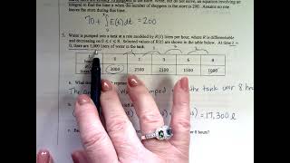 AP Calculus AB Section 8-3: Applications of Accumulation