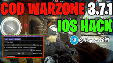 COD WARZONE IOS HACK | WARZONE IOS NON JAILBREAK HACK | WARZONE IOS HACK LATEST UPDATE 3.7.1