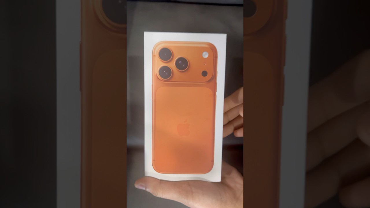 iPhone 17pro unboxing #gift #apple #iphone