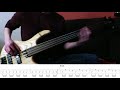 Muse  new born  bass cover  tabs