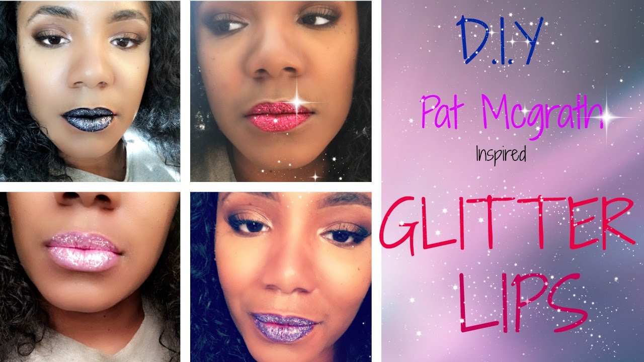 D.I.Y. Glitter Lips