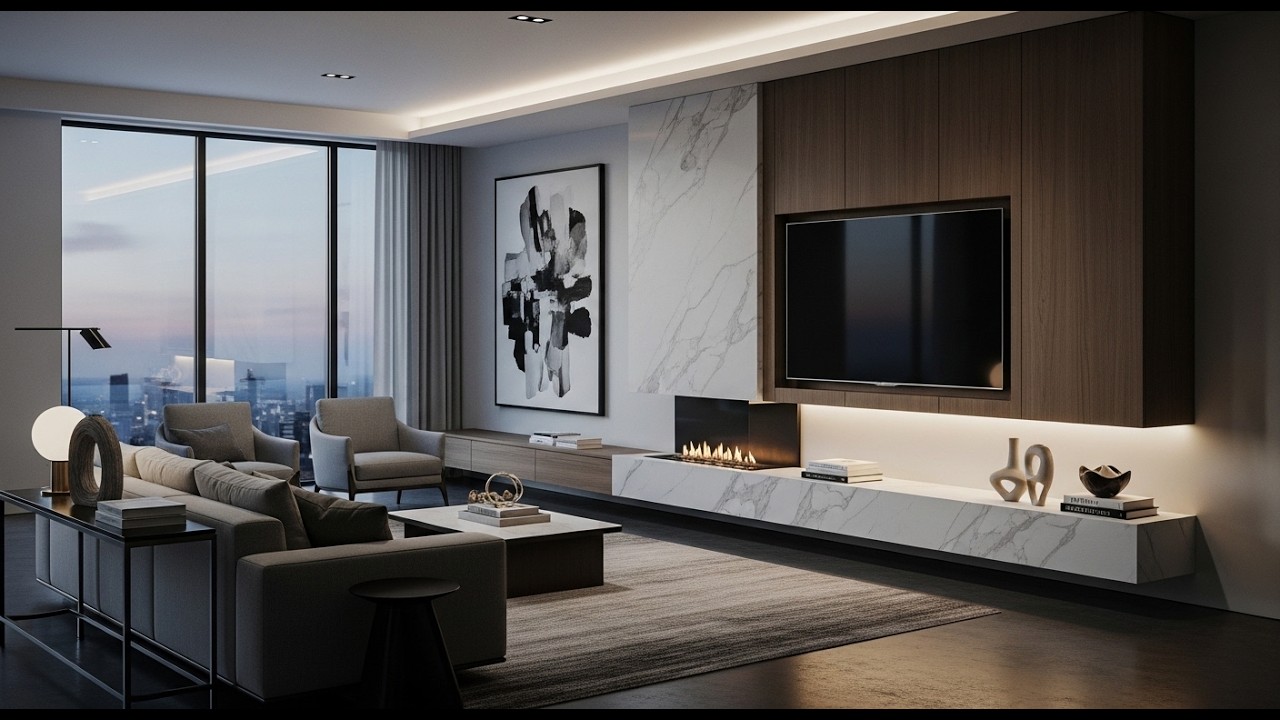 The Secret to a Luxury TV Wall | Modern TV Unit Design Ideas 2026 | Floating Cabinet Decor