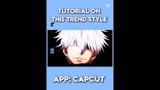 Tutorial on this Trend stile on CAPCAT. #animeedit #capcatediting #editing