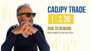 CADJPY Trade Breakdown | 25 Day Trade with 1:3.38 RR | How I Managed Step by Step