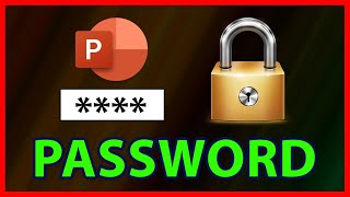 How to Lock / Password protect a Powerpoint 2019 Presentation