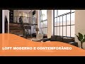 PROJETO 3D LOFT MODERNO E CONTEMPORANEO