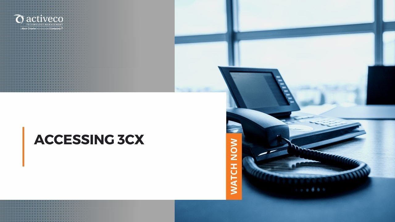 Accessing 3Cx - YouTube