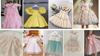 New Baby Frock Design/ Eid Dress Designing Ideas/ Baby Girl Lawn Cotton Dress Designing Ideas 2024