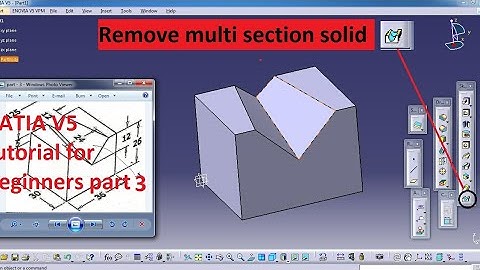 CATIA V5 REMOVE MULTI SECTION SOLID TUTORIAL 3