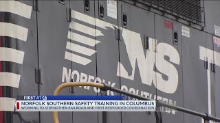 Three months after East Palestine derailment, Norfolk Southern holds training exercise in Columbus