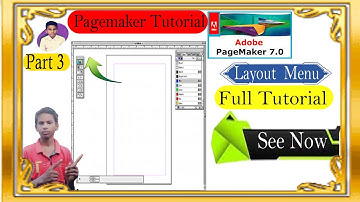 Use Of Layout Menu In Pagemaker 7.0 | Pagemaker 7.0 Tutorial