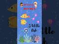 Nursery Rhyme: Fish swimming in the water 🐠 #nurseryrhymes #kidssongsenglish