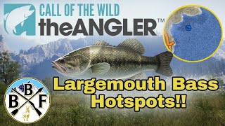 Hotspot Guide: Largemouth Bass - Plus Hook Size, Bait and Lure!!