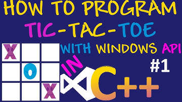 How to program Tic Tac Toe in Visual C++ using Visual Studio and Windows API - Game Overview (#1)
