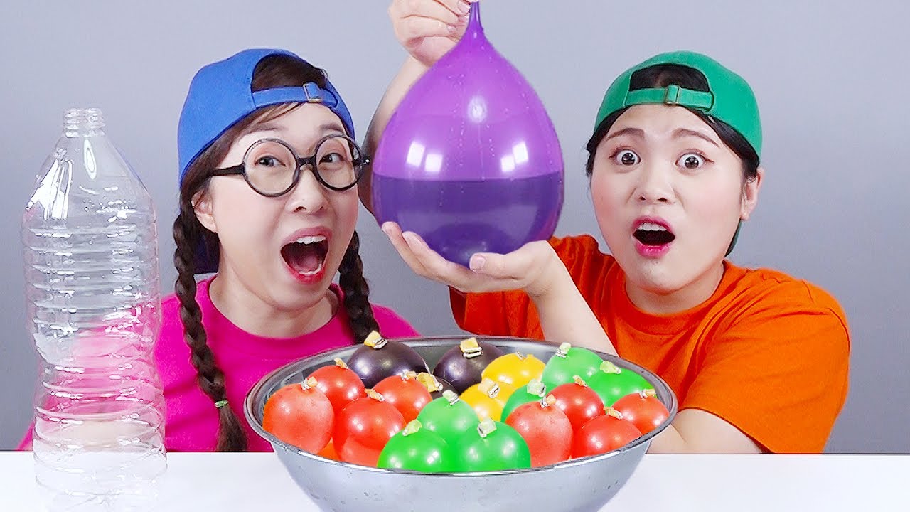 ⁣Làm thạch khổng lồ thực phẩm lớn Mukbang DONA