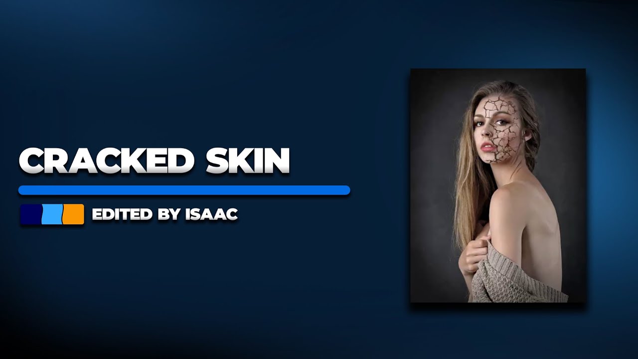 Как создать реалистичный эффект потрескавшейся кожи в Photoshop за 1 минуту