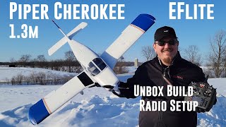 E-flite - Piper Cherokee - 1.3m - Unbox, Build, Radio Setup