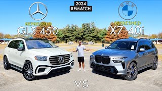 RIVAL REMATCH! -- 2024 BMW X7 vs. 2024 Mercedes GLS: Comparison