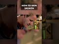 How To Skin Salmon #shorts